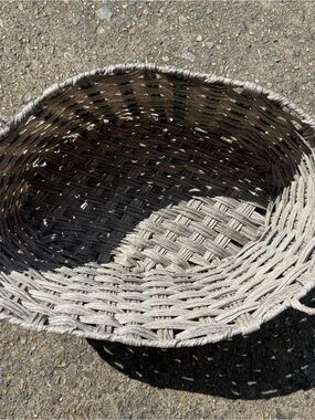 Woven Decorative Basket in Light Gray - Home Accents